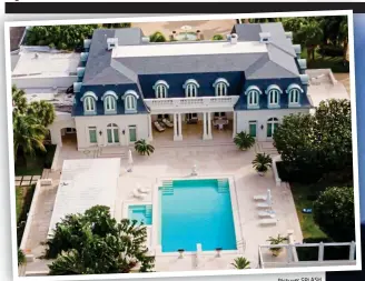  ?? Picture: SPLASH ?? Opulent: The Peltzes’ Florida estate where Brooklyn and Nicola, right, married in a lavish ceremony