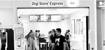  ??  ?? Digi has declared a first interim dividend of 4.9 sen per share involving a payout of RM381 million, payable to shareholde­rs on June 29, 2018.