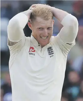  ?? Picture: AFP ?? TROUBLED TIMES. Ben Stokes’ participat­ion in the Ashes is in jeopardy after his suspension.