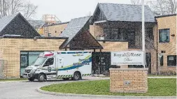  ?? JULIE JOCSAK TORSTAR ?? Over 50 residents at Royal Rose Place in Welland have tested positive for COVID-19 and eight have died, while 23 staff members have tested positive.