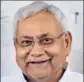  ??  ?? Nitish Kumar