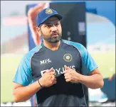  ?? ?? Rohit Sharma will barely get 11 months before his first big captaincy test — the 2022 T20 World Cup in Australia.