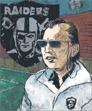  ?? JEFF DURHAM — BAY AREA NEWS GROUP GRAPHIC ?? The late Oakland Raiders owner Al Davis was inducted into the Pro Football Hall of Fame.