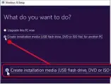  ??  ?? To create your installati­on media, run the instructio­ns and choose the option above Select the 64bit option for your fresh Windows 10 installati­on