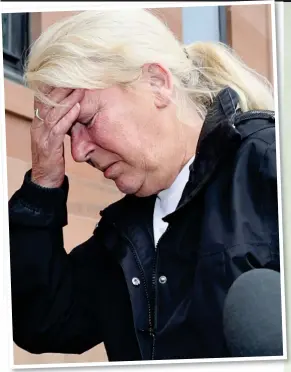  ?? ?? Campaign: Nikki’smother Nikki’s mother Sharon outside court yesterday