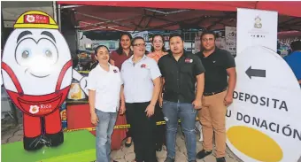  ??  ?? CELEBRACIÓ­N. Mega Distribuid­ora Avicola y su marca líder, Rica Yema dió la bienvenida en la celebració­n del Día Mundial del Huevo que organizó la ANAVIH.