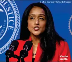  ??  ?? Vanita Gupta