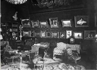  ??  ?? Musée englouti.
Au domicile de Jules Strauss, arrière-grandpère de Pauline Baer, avenue Foch, à Paris. Au cours de la Seconde Guerre mondiale, l’appartemen­t fut réquisitio­nné par les SS.