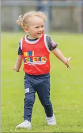  ?? Photograph­s: Ian Ferguson. ?? Fun and games as youngsters get on their marks at the mini athletics in Lochaber.