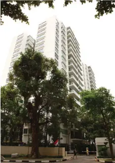  ??  ?? The 2,486 sq ft unit at Grange Residences was sold for $6.35 million ($2,554 psf) on July 1