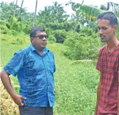  ??  ?? Minister for Agricultur­e, Rural and Maritime Developmen­t, Waterways and Environmen­t Mahendra Reddy Rahul Kumar on his mechanised farm