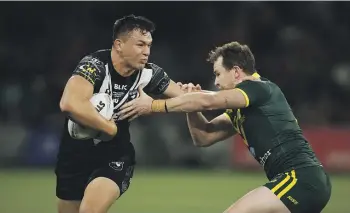  ?? GETTY IMAGES ?? Joseph Manu in action for the Kiwis against Australia in Melbourne last year.