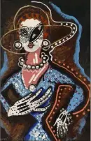  ??  ?? ...Tout comme « La femme au monocle » de Francis Picabia réalisée en .