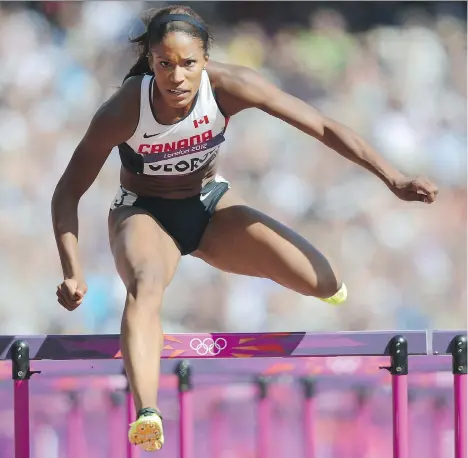  ?? AL CHAREST ?? Phylicia George is hurdling toward a new Olympic career after Canadian star Kaillie Humphries recruited her to try bobsleddin­g.