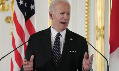  ?? Photograph: Evan Vucci/AP ?? Biden himself clarified on Tuesday that there was no change to US policy.