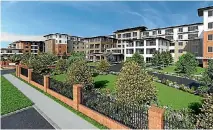  ??  ?? An artist’s impression of Ryman Healthcare’s latest retirement village in Melbourne, which has received planning consent.