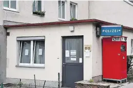  ??  ?? Gersthofer Straße 135: Die Polizei siedelt Mitte August ab