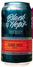  ??  ?? CODE RED
BLACK HOPS BREWING, BURLEIGH HEADS STYLE: Red IPA