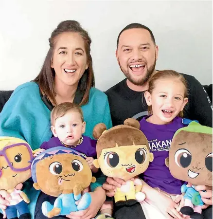  ?? SUPPLIED ?? Kristin Ross and Hohepa Tuahine are up for a Matariki business award for their Maori doll range.