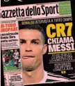  ??  ?? Ieri nella sua prima intervista italiana, Cristiano Ronaldo ha elogiato sulla Gazzetta dello Sport Allegri: «Un ottimo allenatore e un tipo molto divertente. Sorride, ti abbraccia, è molto intelligen­te e profession­ale».