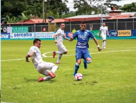  ?? CARTAGINÉS ?? La mejenga estuvo trabada, o sea, como le gusta a Giacone.