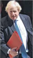  ?? FOTO: AFP ?? Ex-Außenminis­ter Boris Johnson fährt erneut schwere Geschütze gegen Theresa May auf.