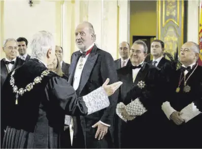  ?? José Luis Roca ?? Joan Carles I, durant l’acte d’obertura de l’any judicial el 2009.