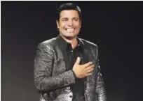  ?? EFE ?? Artista. Chayanne lleva 40 años en la música desde que comenzó en el grupo Los Chicos.