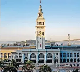  ?? San Francisco’s Ferry Building. Photo by Christophe­r Reynolds Los Angeles Times ??