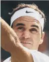  ??  ?? Imperious: Roger Federer.