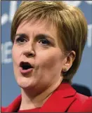  ??  ?? Finance claims: Nicola Sturgeon