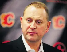  ?? AL CHAREST ?? Brad Treliving is staying on as the Flames general manager and his first task might be replacing his right-hand man, Craig Conroy..