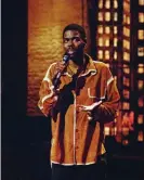  ?? Photograph: CBS Photo Archive/CBS/Getty Images ?? Chris Rock performs on David Letterman’s show in 1994.