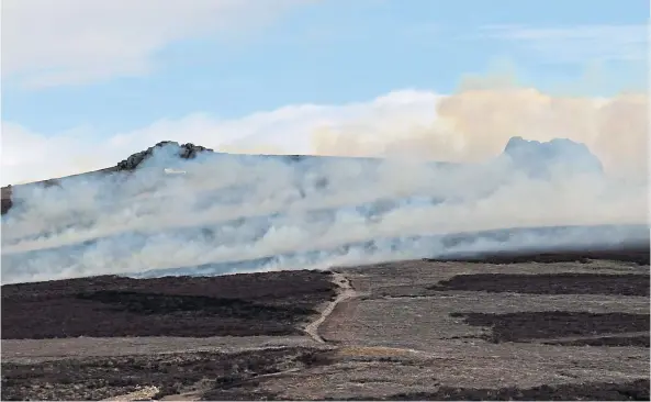  ?? ?? BURNING QUESTION: Muirburn has been practiced for centuries but do the benefits in land management outweigh its harm to the environmen­t?