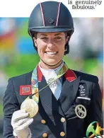  ?? REUTERS ?? Dujardin: third gold medal