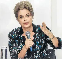  ?? GABRIELA BILO/ESTADÃO ?? Veto. Dilma alegou que dispositiv­o poderia desvirtuar direito