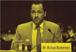  ??  ?? Michael Beckerman es director ejecutivo de la Asociación de Internet en EU.