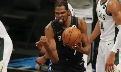  ?? Photograph: Brad Penner/USA Today Sports ?? Kevin Durant was almost unstoppabl­e against the Bucks on Tuesday night.