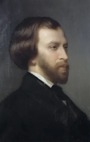  ??  ?? Portrait d'Alfred de Musset en 1854, (1810-1857), de Charles Landelle.