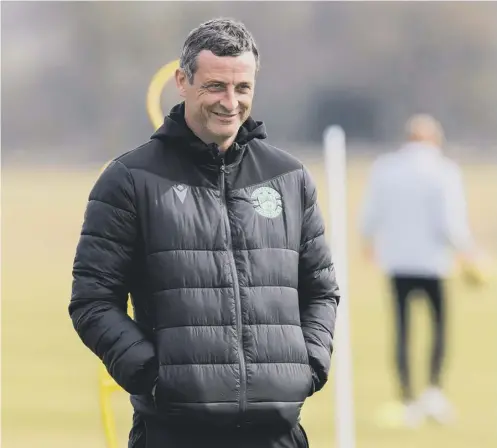 ??  ?? 0 Hibernian manager Jack Ross says football must preserve the game's core values