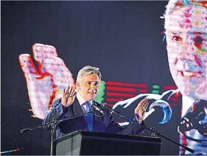  ?? RAMIRO PEREYRA/ARCHIVO ?? 2020. Imagen del intendente Martín Llaryora en el inicio de las sesiones del año pasado.
