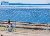 ?? MINT/FILE ?? A solar plant in Uttar Pradesh