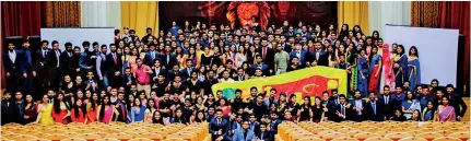  ??  ?? Sri Lankan students in Kursk State Medical University celebrate Sri Lankan night 2018