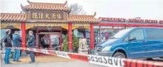  ?? FOTO: DPA ?? Tatort „Asia Perle“: In diesem Restaurant in Backnang (Rems-Murr-Kreis) fand eine Mitarbeite­rin vor einem Jahr die Leiche ihrer Chefin.