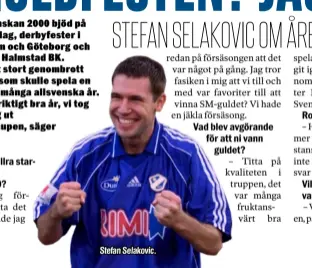  ??  ?? Stefan Selakovic.