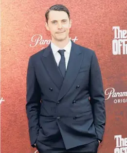  ?? KEVIN WINTER/GETTY ?? British actor Matthew Goode, who plays Paramount Pictures executive Robert Evans, attends the premiere of the series “The Offer” on April 20 in Los Angeles.