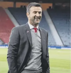  ??  ?? 0 Panucci is in a similar spot to his opposite number for Scotland.