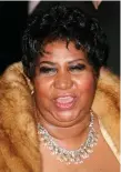  ??  ?? Music icon Aretha Franklin