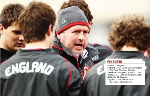  ?? PICTURES: Getty Images ?? Visionary: Peter Walton talks to his players, with Leicester tight-head Joe Heyes, below