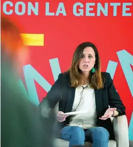  ?? EP ?? La ministra de Derechos Sociales, Ione Belarra